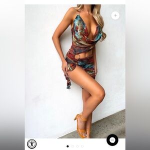 OUTCAST HAVEN MINI DRESS SOLEADA sz M